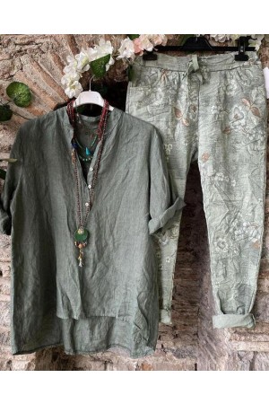 Cotton Blended Casual Shirt Suits