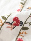 Bohemian Embroidery Floral Short Sleeve Summer TShirt