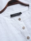 Bohemian Embroideried Short Sleeve Button Blouse