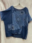Casual Printed Short Sleeve Top And Pants Set