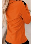 Women's Sweatshirts Halloween Face Print Turtleneck Sweatshirt