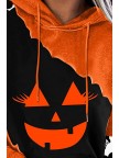 Women's Hoodies Halloween Face Print Hoodie